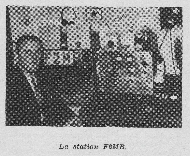 La station radioamateur F2MB en Gironde en 1958