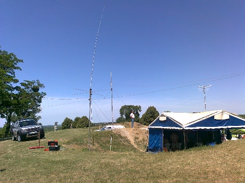 Le Radio-Club d'Etauliers F6KDQ en dplacement  Blaye  l'occasion de la fete de l'energie