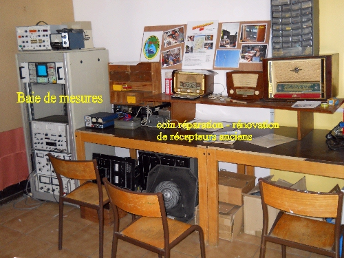 Les locaux du radio-club Radioamateur F5KAY  La Teste de Buch en Gironde